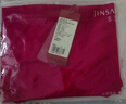 金三塔商场同款女士内裤100%桑蚕丝速干亲肤中腰三角真丝内裤女 大红 1条 2XL 实拍图