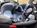 猫头鹰卢娜2 儿童安全座椅0-12岁婴儿车载360度旋转 卢娜2 黑色 实拍图