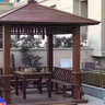 丰班户外家具凉亭木屋防腐木四角凉亭六角凉亭室外庭院定制承接工程 实拍图