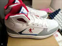乔丹高帮板鞋男鞋运动鞋2025秋冬季新款厚底青少年小白鞋休闲鞋子男士 浅灰/生活蓝 42 实拍图
