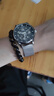冠琴（GUANQIN）手表男士机械表雕花系列全自动镂空夜光防水商务瑞士品质国潮腕表 网带银色黑面 实拍图
