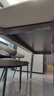 帝狐狸不锈钢意式极简亮光岩板餐桌椅组合简约现代小户型家用牌面饭桌子 1.8X0.9m餐桌 单餐桌 实拍图