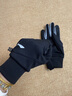 李宁骑行手套冬季保暖防风寒骑自行车皮户外运动触屏训练手套全指 实拍图