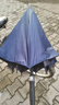雨航（YUHANG）碳纤维高尔夫双人雨伞半自动一键秒开直柄伞男女商务伞  藏青色 实拍图