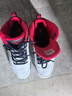 乔丹专业实战篮球鞋男鞋2025秋季新款皮面防水高帮减震防滑耐磨运动鞋 白色/深藏青(爆款热荐) 40.5 实拍图