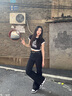 至唯cleanfit秋季bootcut黑色弯刀微喇牛仔裤男vibe美式修身直筒裤子 黑色 XL 【推荐130-145斤】 实拍图