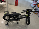 永久儿童自行车3-6岁7-10男孩女孩宝宝小孩童车女童男生女生脚踏单车 磨砂黑【镁合金车架】升级版含后座 18寸(适合120-140cm) 实拍图