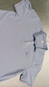 真维斯（Jeanswest）冰丝速干polo衫短袖男夏季翻领t恤商务通勤体恤休闲百搭透气上衣 雾霾蓝(轻松一刻胸标) 抑菌透气 XL (180) (不易起球不掉色) 实拍图