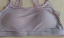 金三塔商场同款金三塔女真丝窄花边背心式文胸NZFAB402 紫灰文胸单件 L 实拍图