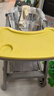 卡卡曼肯德基婴儿餐椅同款儿童宝宝餐椅0-6岁可坐多功能家用吃饭桌座椅 至尊款黄【双餐盘+坐垫+万向轮】 儿童餐椅多功能0到6岁 实拍图
