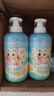 小浣熊儿童净爽沐浴露 氨基酸 植萃舒爽保湿 宝宝沐浴乳420ml*2瓶 实拍图