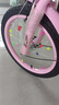鑫旺彤自行车儿童3-6-10岁单车男女童轻便脚踏车辅助轮5岁女孩车公主车 粉色【加宽加大坦克轮】 16寸 适合身高105-125cm 实拍图