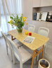 苡茉北欧餐桌家用小户型简约吃饭桌子长方形餐饮桌椅套餐组合出租房用 实拍图