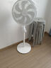 格力（GREE）电风扇 落地扇 7叶大风量 客厅卧室轻音电风扇遥控 家用办公室宿舍 台立式两用风扇 FD-3515h7(白)【机械款】 实拍图