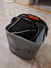 钓哈哈（Diaohaha） 加厚EVA钓鱼打水桶可折叠方形鱼桶带绳网盖活鱼桶便携装鱼桶 24加厚底灰色提手款 实拍图