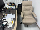 顾全电脑椅工学椅家用可躺办公椅按摩加热老板椅环保真皮C570H金咖皮 实拍图