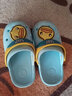 B.Duck小黄鸭童鞋儿童拖鞋男女童耐磨家居鞋洞洞鞋5302蓝色28 实拍图