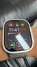 W&P适用苹果手表保护膜apple iwatch ultra3/2/1钛合金边框分体全覆盖钢化膜 高清超晶膜 钛色·49MM 实拍图