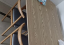 全品屋餐桌椅组合家用饭桌子小户型简约公寓快餐出租商用长方形电脑桌 原木色 140cm 【宽80CM】一桌二椅 实拍图