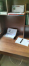 正木枫实木书桌书架一体升降电脑桌椅卧室写字桌简约家用高中生学习桌子 胡桃色单桌 80*60*75cm【单抽】 实拍图