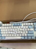 达尔优（dareu）EK815合金版机械键盘 有线键盘 游戏键盘 108键电竞键盘 女生 电脑键盘 白色蓝色 黑轴 实拍图
