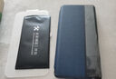 正件 适用华为mate40 pro+手机壳保护套真素皮翻盖式智能视窗皮套易装全包防摔壳男女 Mate40 Pro+ 蓝 实拍图