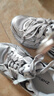 ZHR老爹鞋女复古潮流厚底内增高女鞋休闲情侣鞋子女 JT67 银色 36  实拍图