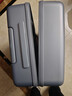 汉客大容量行李箱女拉杆箱男登机商务差旅行箱出游收纳学生密码箱子皮 烟白色细点纹丨性价比之王 24英寸 /64升/托运箱/中长途旅行 实拍图
