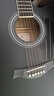 T9民谣吉他单板初学者新手入门练习琴guitar木吉它乐器jita 41英寸酷黑色+礼包【进阶单板】 实拍图