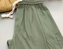 顶峰保罗（Dingfengbaoluo）休闲长裤纯棉宽松直筒裤秋季阔腿工装裤子男HM9901军绿色4XL 实拍图