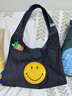 Lee×Smiley联名笑脸帆布袋托特包斜跨手提单肩通勤生日送女友送老婆 实拍图