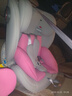 贝倍适儿童安全座椅汽车通用0-4-12岁宝宝婴儿旋转车载isofix便携坐椅 尊享粉（硬接口+上拉带+侧防） 实拍图