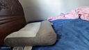 南极人（Nanjiren）乳胶枕头枕芯颈椎枕头成人睡眠深度家用反牵引护颈枕单颈椎病整头 乳胶牵引枕【约1100g】 单只 40*66cm 实拍图