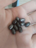 塑芯铅坠橄榄型铅坠不伤线中通空心铅坠爆炸钩串钩配重钓鱼具配件 2g无塑芯橄榄铅坠 【10个装】 实拍图