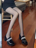 莫代尔假透肉加肥加大光腿神器丝袜大码打底裤女外穿保暖加绒秋冬加厚 大码[150-200斤]黑透肤/连袜 1条 均码 260g 实拍图
