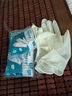一次性医用手套橡胶乳胶手套医疗外科无菌检查手套每双独立包装 【M】橡胶手套1袋20只【无粉麻面】每双独立包装 实拍图