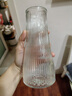 特大号玻璃花瓶桌面插花水养鲜花富贵竹高花瓶ins风客厅装饰摆件 【21高透明】大号锥桶竖条纹 实拍图