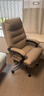 顾全C533家用老板椅舒适久坐办公椅电脑椅可躺工学椅子环保真皮座椅 浅咖 超纤皮（160°可躺)推荐 实拍图