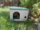 华元宠具（hoopet）猫房子猫窝封闭式宠物窝狗窝可拆洗室内外防水猫咪窝户外别墅猫屋 【爆款推荐】防风挡雨猫咪房子 实拍图