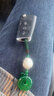 朴房菩提莲花男女情侣汽车钥匙扣玛瑙平安扣文艺清新包挂件生日礼品 绿玛瑙大莲花款 实拍图