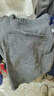 夏季薄款男士牛仔短裤男五分加肥加大裤子男宽松直筒马裤七分中裤 灰色 38 【180-200斤】 实拍图