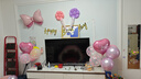 多美忆生日场景布置女孩生日气球儿童道具氛围装饰快乐桌飘装扮粉色套餐 实拍图