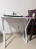 初学者  电脑桌台式家用电竞桌椅套装办公桌简约书桌游戏桌书房写字桌子 雪山白80*60-电竞纹路 实拍图
