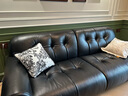 儒黛黑糖云朵真皮沙发头层牛皮中复古法式轻奢一字直排黑色客厅小户型 金属款-2.3米直排-可视面真皮 Ultra 肌理肉感半青皮（1.6-1.8mm） 实拍图