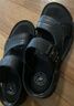 骆驼（CAMEL）凉鞋男真皮两用外穿凉拖鞋防滑软底户外沙滩鞋 A822211852-1 黑色 44 实拍图