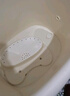 日康（rikang）浴桶 婴儿洗澡盆加大号洗澡桶新生儿游泳桶 赠浴凳米色 X1002-2 实拍图