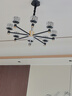 珺蒂北欧现代简约客厅吊灯全屋灯具套餐轻奢大气餐厅卧室灯网红灯饰 灯臂发光8头-三色调光 实拍图