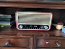 山水（SANSUI）M880复古音箱卧室木质音箱FM收音机经典迷你桌面高档低音炮蓝牙收音机迷你音响 CD碟片播放机 升级版M880【发烧级】复古CD音响 实拍图