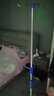 医康臣（UECONCH）便携式输液架不锈钢可调节移动吊瓶支架家用诊所可伸缩三脚2钩 实拍图