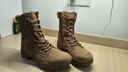 际华三五二五作战靴牛皮四季棕色高帮侧拉链登山鞋男耐磨超轻作训鞋登山鞋 棕色21作战鞋（高配版） 43 码/265（原厂正品 二双鞋垫） 实拍图